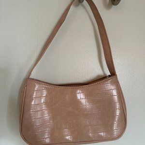 Shein light pink shoulder purse